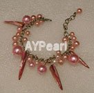 synthetic pearl bracelet