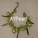 synthetic pearl bracelet