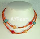 coral necklace