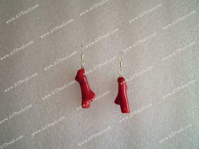 coral earring