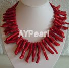 coral necklace