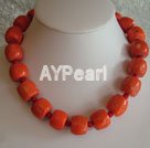 coral necklace