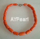 coral necklace