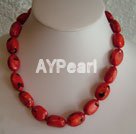 coral necklace