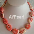 coral necklace