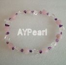 Wholesale Rose quartz crystal necklace