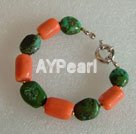 coral Turquoise bracelet