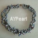 Wholesale Dyed pearl necklace