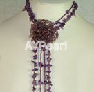 Wholesale Crystal Jewelry-Amethyst necklace