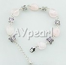 Wholesale Gemstone Bracelet-Rose quartz bracelet