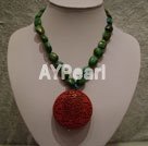 Cinnaba Turquoise necklace