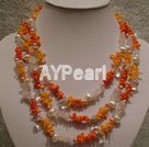 coral necklace