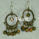Wholesale Gemstone Jewelry-unakite earring