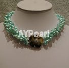 Wholesale Dyed pearl necklace