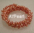 Wholesale Dyed pearl bracelet