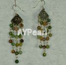 Wholesale Gemstone Jewelry-Indian agate earring
