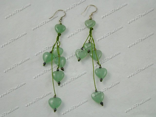 Boucles d'oreilles aventurine