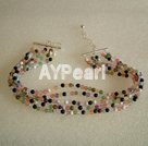 multicolor gem necklace