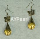 Wholesale Crystal Jewelry-citrine earring
