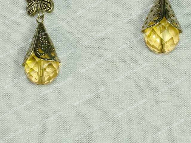 Crystal Jewelry Wholesale-citrine earring