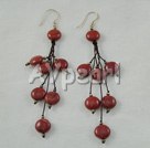 Wholesale Red Aventurine earrings