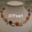 Wholesale carnelian crystal necklace