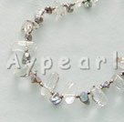 pearl crytal necklace