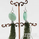 Wholesale Gemstone Earrings-aventurine jade earring