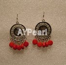 coral earring