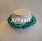 Wholesale blue Turquoise necklace