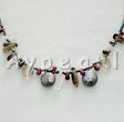 Wholesale pearl crytal necklace