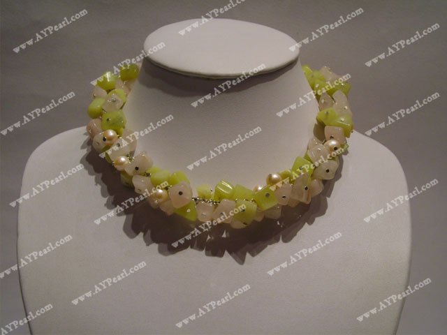 citron jade pärlhalsband