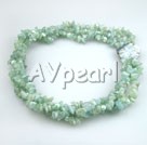 Wholesale pearl Aquamarine necklace