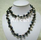 black lip shell pearl necklace