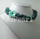 turquoise coral necklace