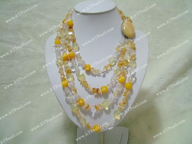 Wholesale Crystal Jewelry-citrine necklace