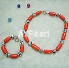 Wholesale cloisonne coral set