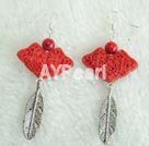 Wholesale Jewelry-lacquer-carved earring