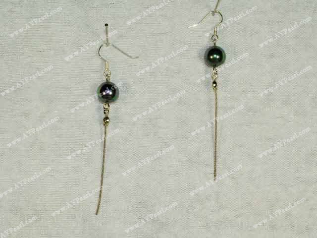 black Seashell earring
