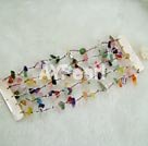 multi-stone shell bracelet