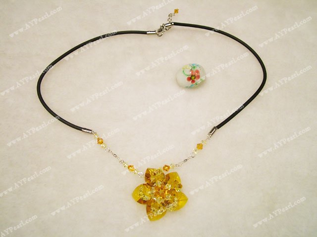 crystal Flower necklace