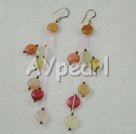 Wholesale Gemstone Earrings-3-color jade earrings