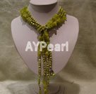 citrine pearl necklace