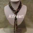 garnet pearl necklace