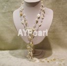 Wholesale pearl shell necklace