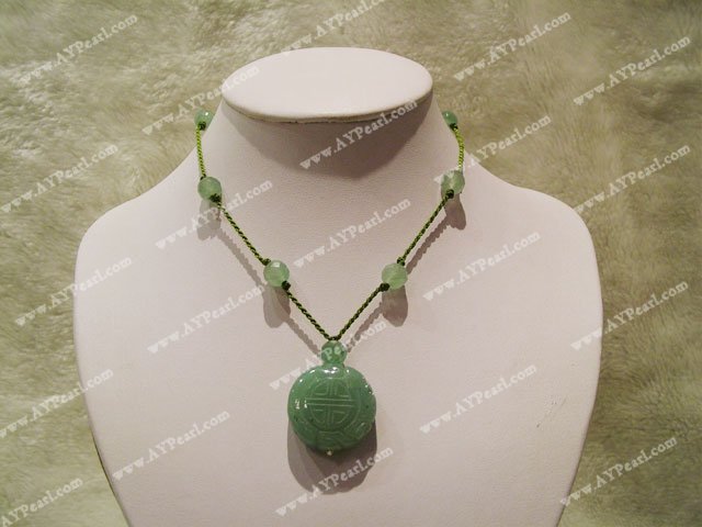 aventurine jade necklace