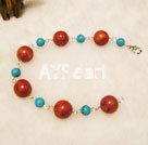 turquoise sponge coral bracelet