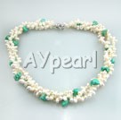pearl Turquoise necklace