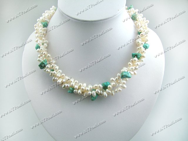 pearl Turquoise necklace