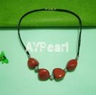 Red turquoise necklace